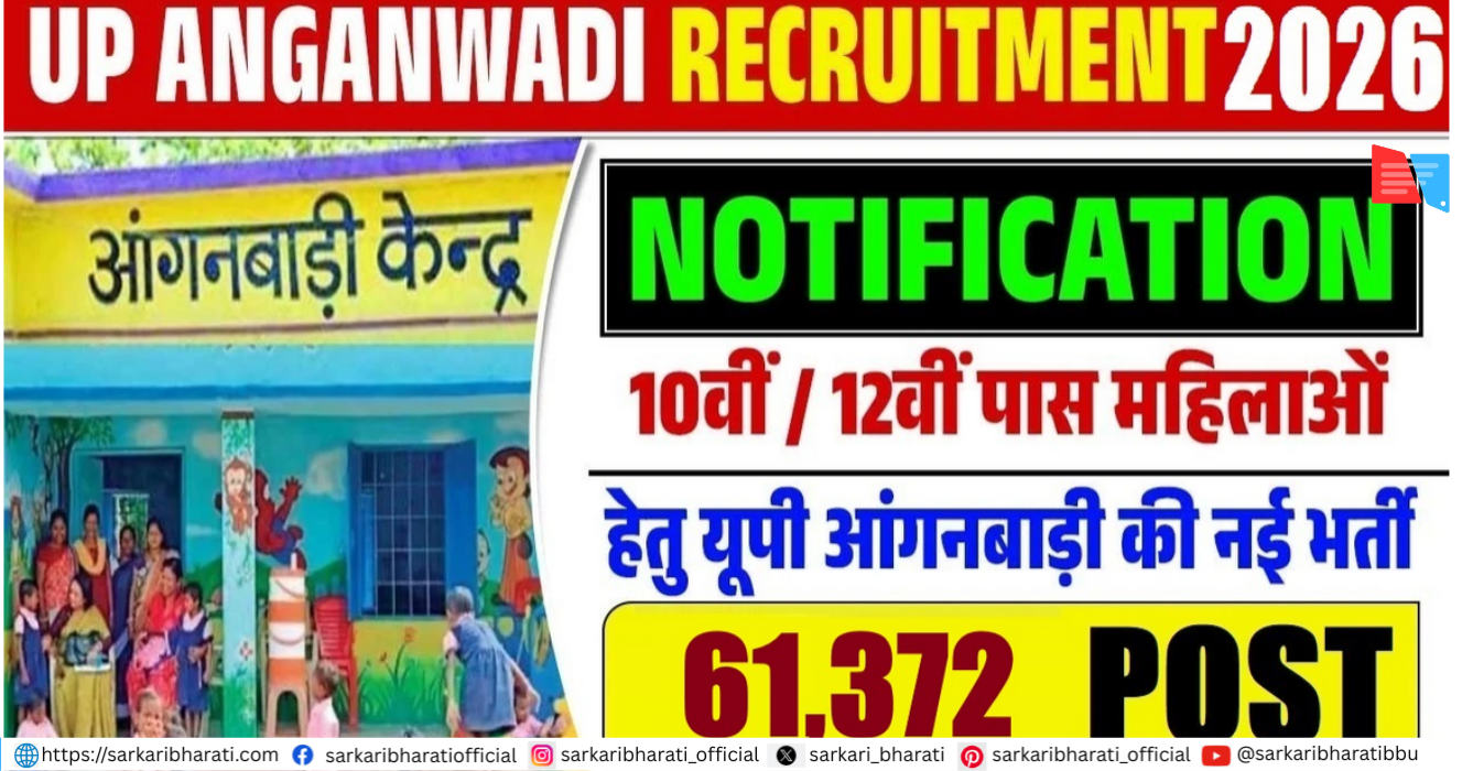 UP Anganwadi Bharti Recruitment 2026