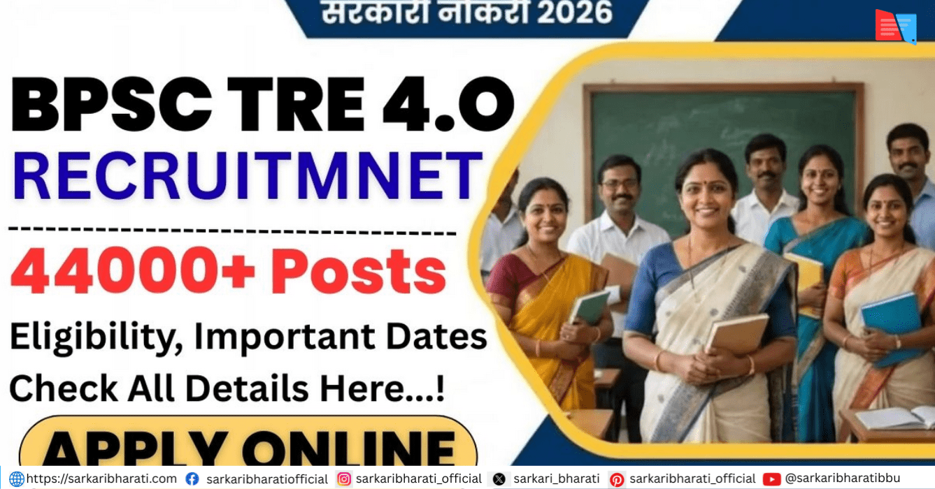 BPSC School Teacher TRE 4.0 Recruitment 2026 – Apply Online