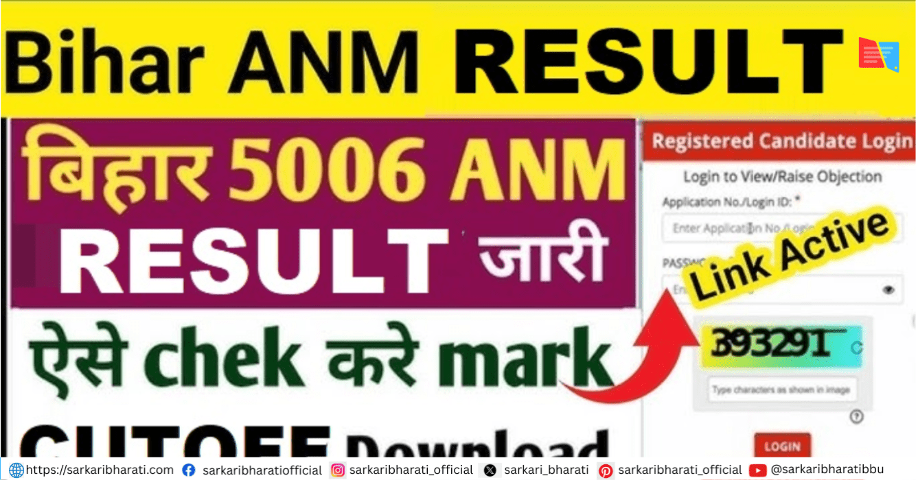 Bihar SHS ANM Merit List 2026 Out – Download Result