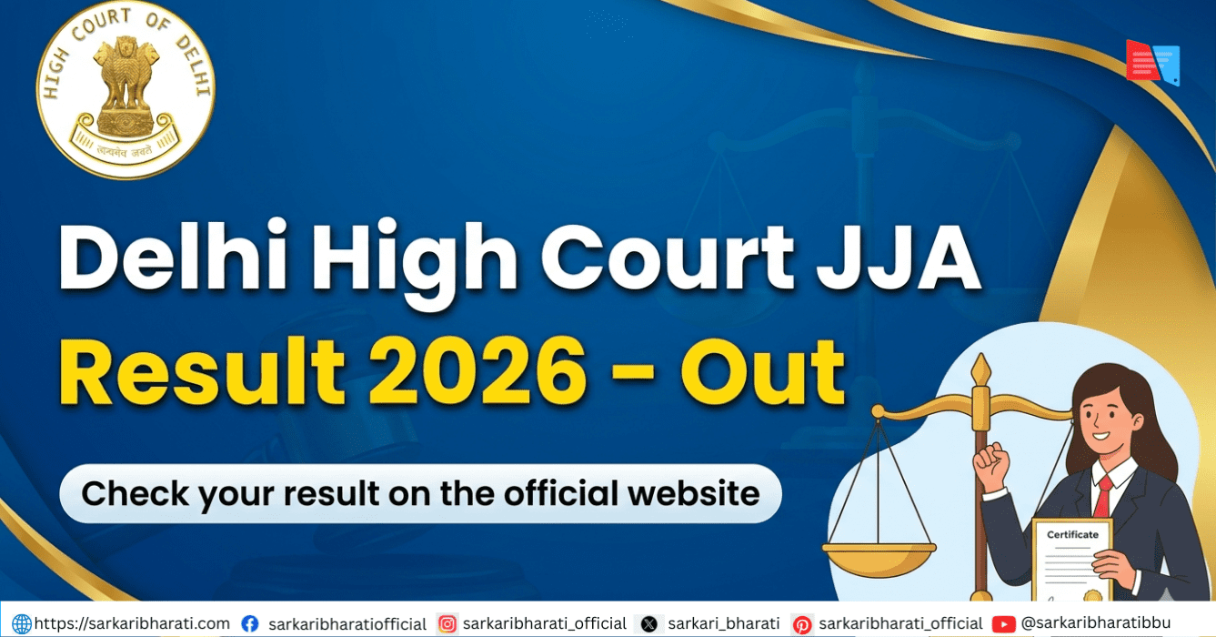 Delhi High Court JJA Result 2026 Out – Check Result