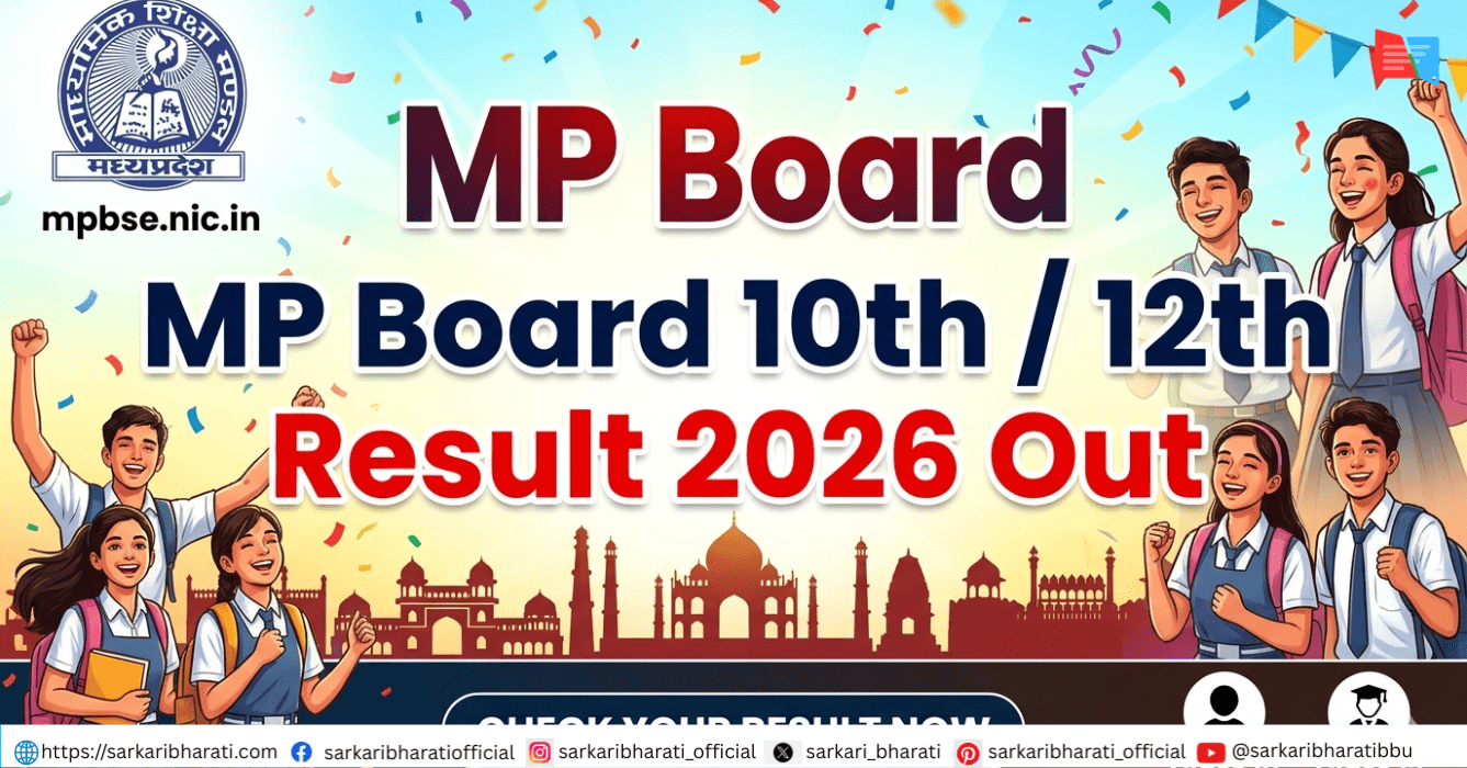 MP Board 10th / 12th Result 2026 Out
