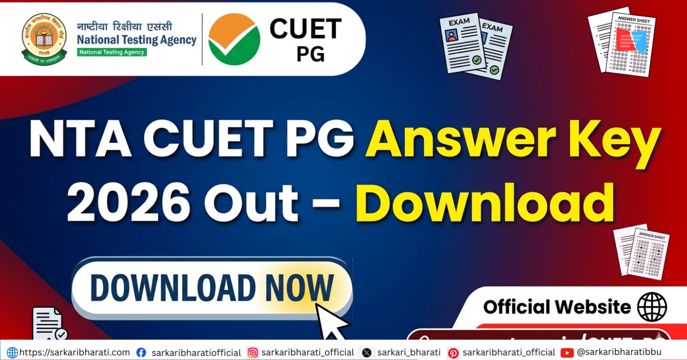 NTA CUET PG Answer Key 2026 Out – Download