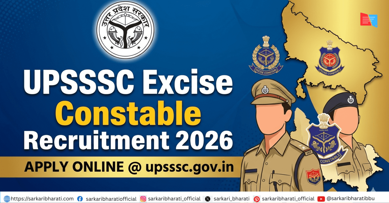 UPSSSC Excise Constable Recruitment 2026 – Apply Online