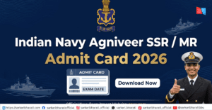 Indian Navy Agniveer SSR / MR Admit Card 2026 Released – Download Now