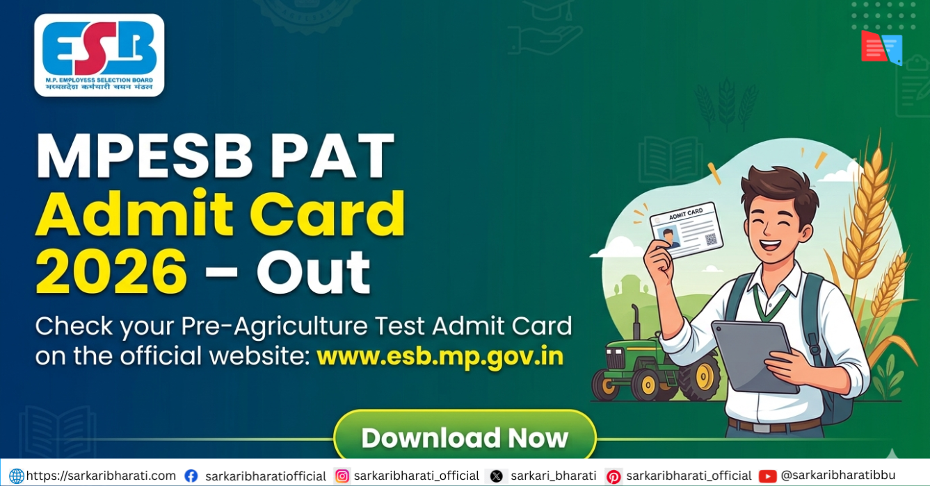 MPESB PAT Admit Card 2026 Out – Download